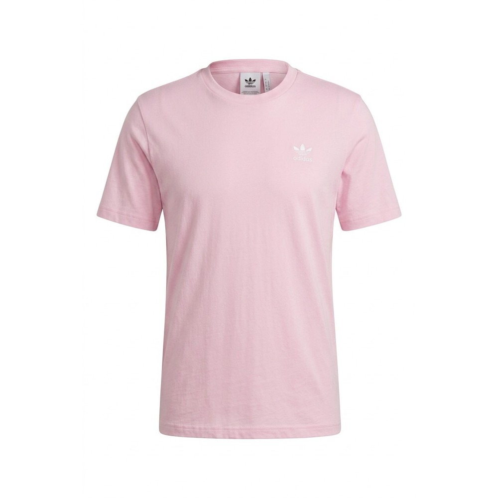 Adidas Originals ESS Trefoil Tee Pink S NWT KR4453 Embroidered Logo Casual Shirt